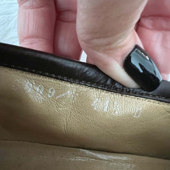 Men's Gucci Brown Swede Classic Style Loafers Gold Horseshoe Bit 41.5/8.5 - Picture 10 of 14